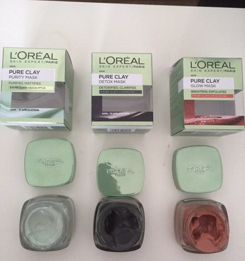 L’Oreal – Pure Clay Masks